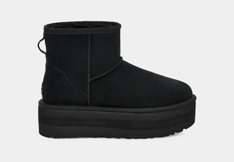 UGG Mini Noir Plateforme